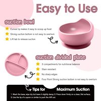 Ensemble pour manger pour bébés cuillère pour tout-petits bavoir pour enfants dîner sans BPA plaque à ventouse en silicone écologique bol tasse à boire lave-vaisselle
