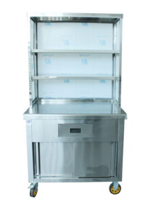 VICTORY KITCHEN Malaysian MEE Stall Tea Water Stall Gabinete colgante para pollos con cajón en el mercado - Product Image 2