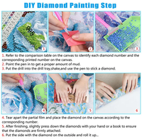 Photo personnalisée personnalisée DIY 5d Cprivate Picture Pet Baby Wedding Gift Mural Diamond Painting for Home Decor