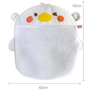 Modern Mesh Net <strong>Bath</strong> Organizer Hanging Shower Caddy Suction Vacuum Compressed Folding for Bathroom Organization Baby <strong>Storage</strong> - Product Image 4