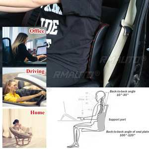 Coussin de massage lombaire 12V pour voiture, coussin de massage électrique pour voiture, coussin de massage lombaire pour siège de voiture, support lombaire - Product Image 2