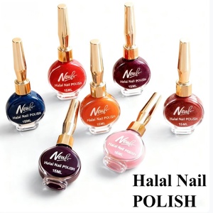 <span class=keywords><strong>Kit</strong></span> de vernis à ongles professionnel végétalien et biologique en gros, 15 ml, séchage rapide à l'air, perméable à l'eau, certifié Halal - Product Image 1