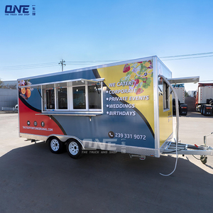 Nhà bếp di động Trailer thực phẩm cổ điển xe tải Burger BBQ thực phẩm Trailer nhà hàng cà phê xe tải thực phẩm di động với nhà bếp đầy đủ - Product Image 1