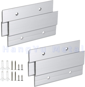 Système de suspension en métal et aluminium en forme de Z Panneau mural à taquet français Kits de suspension à pince en Z - Product Image 2