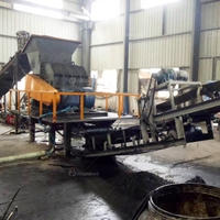 Usine de recyclage de broyage de filtre à huile moteur à haute efficacité avec une grande capacité à vendre