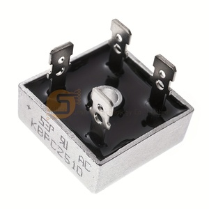 <span class=keywords><strong>Rectificador</strong></span> de <span class=keywords><strong>Puente</strong></span> KBPC2510, Modelo KBPC2510, 25A, 1000V, Monofásico, <span class=keywords><strong>Onda</strong></span> <span class=keywords><strong>Completa</strong></span>, 4 Pines - Product Image 1