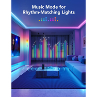 Rideau intelligent guirlande lumineuse LED suspendue fée lumière motif texte programmable musique synchronisation télécommande lumières de noël rideau extérieur