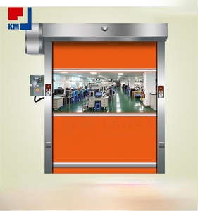 Porte à rideau souple en PVC à grande vitesse, motorisée automatiquement, pour entrepôt intelligent et atelier propre - Product Image 2