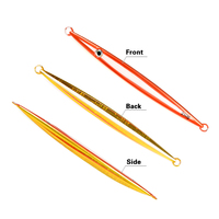 Tolure Hot Series 150g 200g 250g 300g 400g 500g Jigs Lumineux en Plomb Métallique à Lancer Lent pour la Pêche en Mer en Eau Salée