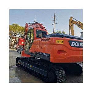 Excavatrice sur chenilles Doosan Dx225 d'occasion, 22 tonnes, 225, avec moteur, boîte de vitesses, pompe, haute qualité, à vendre - Product Image 1