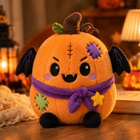 Peluche Citrouille d'Halloween Personnalisée, Jouet en Peluche Personnalisé, Animal en Peluche, Cadeau de Fête Personnalisé, Vente Chaude