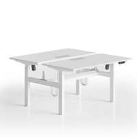 Bureau de levage électrique à double moteur assis-debout, réglable en hauteur, avec boîte de contrôle pour le bureau minimaliste