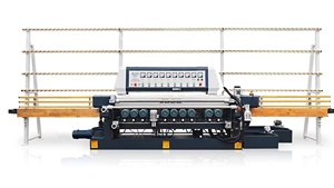 Machines de traitement du verre verticales : fonctions de polissage et de rectification des bords, moteur central pour ligne de production de verre, haute efficacité - Product Image 2