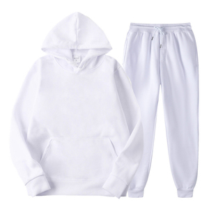 Giacca da <span class=keywords><strong>uomo</strong></span> con Pullover in pile spazzolato per il Fitness da ginnastica <span class=keywords><strong>pantaloni</strong></span> da Jogging <span class=keywords><strong>tuta</strong></span> da <span class=keywords><strong>uomo</strong></span> felpe con cappuccio Set - Product Image 3