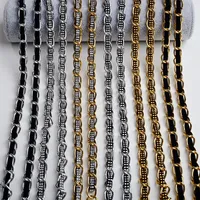 Chaîne de luxe faite à la main en strass de cristal et perles, ceinture tressée en dentelle, chaîne de taille pour vêtements DIY, collier, chaîne de sac, cordon pour téléphone portable