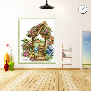 NKF-<span class=keywords><strong>kit</strong></span> de <span class=keywords><strong>bordado</strong></span> a mano para decoración de habitación, <span class=keywords><strong>punto</strong></span> de <span class=keywords><strong>cruz</strong></span>, lienzo, kits de <span class=keywords><strong>punto</strong></span> de <span class=keywords><strong>cruz</strong></span> - Product Image 2