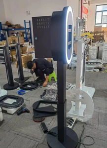 Suministros para fiestas <span class=keywords><strong>iPad</strong></span> Camera Booth Case Handheld Salsa Mirror Camera Booth Portable Selfie Oval <span class=keywords><strong>iPad</strong></span> Dsr <span class=keywords><strong>Pro</strong></span> 12,9 Camera Booth - Product Image 5