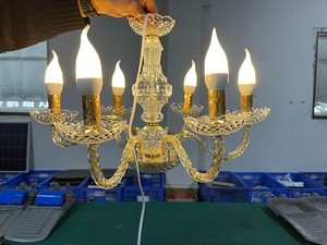 Lampadario a sospensione LED in acrilico di lusso all'ingrosso per ingegneria civile - Ideale per <span class=keywords><strong>matrimoni</strong></span>, hall di hotel, soggiorni e sale da pranzo - Product Image 5