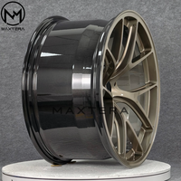 Rines de Aleación Maxtera Forjados Personalizados con Diseño RID en Oro y Diamantes para BMW, Porsche, Audi, AMG, 370Z, GT-R, Mustang, Corvette, Supra, Lexus IS