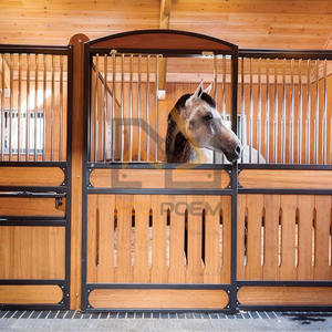 Sậy xách tay rộng rãi nhanh chóng cài đặt ngựa ổn định bền phong cách ngựa gian hàng hộp cho chăn nuôi trung tâm và Câu lạc bộ cưỡi ngựa - Product Image 1