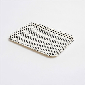 Bandejas de desayuno personalizadas, bandeja de servicio para tazas de fruta, decoración rectangular pequeña - Product Image 3