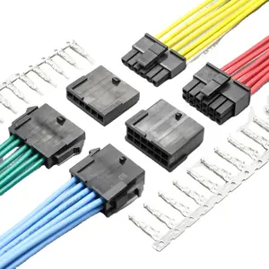 KR3000 Molex micro fit 3.0间距电缆单行板定制电线长度插头43645 43025连接器