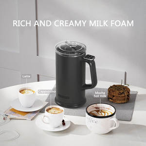 Espumador <span class=keywords><strong>de</strong></span> <span class=keywords><strong>Leche</strong></span> Eléctrico 4 en 1, <span class=keywords><strong>Calentador</strong></span> <span class=keywords><strong>de</strong></span> <span class=keywords><strong>Espuma</strong></span> con Mezcla Automática para Café, para Baristas Ocupados y Amantes del Café - Product Image 1