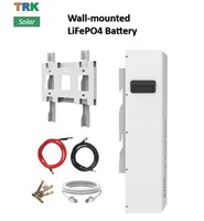 Batterie LiFePO4 Grade A+ 25,6V 200Ah 5,12kWh à décharge profonde, 6000 cycles, pour système solaire ESS avec BMS intelligent