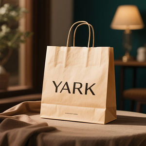 Sacs cadeaux en papier recyclé de luxe de marque blanche personnalisés en usine pour boutique - Product Image 3