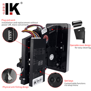 EU tùy chỉnh lk715s CPU phổ Mech đa đồng xu chấp nhận cho đồng tiền hoạt động bảng hồ bơi - Product Image 5