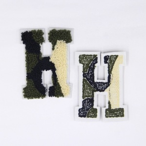 Punto de fábrica 26 <span class=keywords><strong>letras</strong></span> 3diy camuflaje toalla bordado procesamiento ropa bolsa decoración bordado parche goma tela pasta - Product Image 6