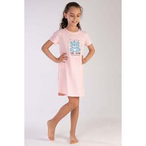 Vestido Túnica Ovalado para Niña con Cuello y Manga Corta, Talla 11-12/15-16 - Product Image 5