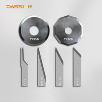 Couteau à découper en carbure de tungstène AOL à lame plate oscillante Z015a Z025a Z045a Y040a pour machine de découpe de fibres, lames de traînage numériques