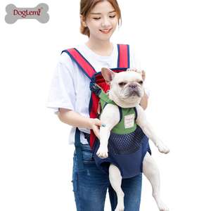 En satış yumuşak Polyester Pet köpek omuz taşıyıcı sırt çantası kolay ön erişim için baskılı tasarım köpek ve kedi taşıyıcı çanta - Product Image 4