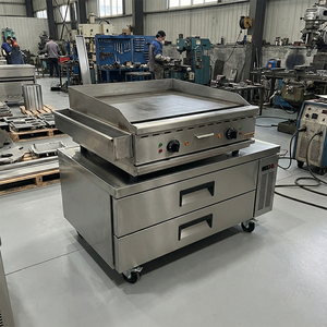 Attrezzatura da Cucina Commerciale, Base Refrigerata per Chef in <span class=keywords><strong>Acciaio</strong></span> Inox Resistente - Product Image 3
