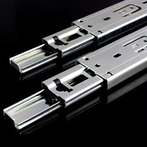4510 Stainless Steel <b>Drawer</b> <b>Slides</b> Three Section Silent Ball Bearing Soft Closing Industrial Design - Product Image 1