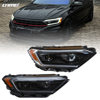 Conjunto de Faros Delanteros LED para Automóvil, Lentes Bifocales de Proyector para VW Jetta 2019-2024