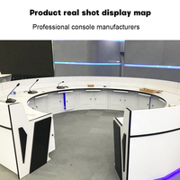 Vente en gros en usine Centre de sécurité Surveillance Bureau Poste de travail Console de contrôle irrégulière modulaire