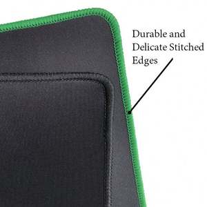 カスタムサイズ販促広告ロゴ入り、カスタマイズカラー、耐久性のあるネオプレン製、非ゲーミングマウスパッド、アームレスト付きデスクマット - Product Image 4