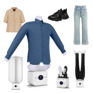 Asciugatrice e Stiratrice Portatile per Vestiti, Macchina Automatica <span class=keywords><strong>Gonfiabile</strong></span> per Stirare e Asciugare <span class=keywords><strong>Camicie</strong></span> - Product Image 1