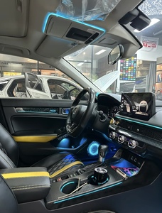 Le meilleur kit d'éclairage ambiant à 64 couleurs pour Honda Civic 11e génération 2022 <span class=keywords><strong>2023</strong></span>, accessoires d'éclairage LED intérieur - Product Image 6