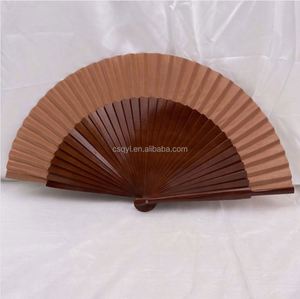 Abanico de Mano de Arte Folclórico Español Flamenco, 9 Pulgadas (23 cm), Pintado, Hecho de Madera y Tela, Negro con Borde Rojo - Product Image 3