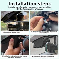 Enregistreur vidéo HD 4K pour Omoda C5/S5/Kaiyi E5, Chery Arrizo 8 Tiggo 7 L avec deux objectifs DVR avant et arrière, GPS Plug and Play