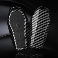 Housse de protection pour clé de voiture BYD Qin Plusdmi Atto 3 Han EV Dolphin, accessoires intérieurs de voiture, nouveau style, étui pour clé de voiture