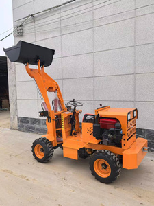 Petit chargeur <span class=keywords><strong>à</strong></span> quatre roues motrices diesel, petite <span class=keywords><strong>pelle</strong></span>, véhicule de nettoyage du fumier agricole, <span class=keywords><strong>pelle</strong></span> de chantier - Product Image 3