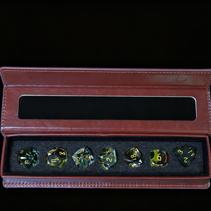Boîte à dés en cuir PU Emballage <span class=keywords><strong>de</strong></span> boîte à dés RPG D & d Donjons et Dragons Sac avec logo personnalisé avec fenêtre - Product Image 6