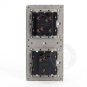 BIỆT THỰ/Trang Chủ/Khách Sạn/Căn Hộ Sử Dụng 220V AC Màu Xám Đẹp Nhựa Dọc Giao Diện 2 Kết Nối 2 Gang 2 Way Chuyển Đổi Ánh Sáng - Product Image 4