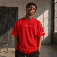 T-shirt surdimensionné en coton de haute qualité avec impression de logo personnalisé, 240 g/m², fabrication sur mesure