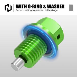 NiceCNC magnético del motor de drenaje de aceite de tornillo para <span class=keywords><strong>Kawasaki</strong></span> Z250 NINJA300 2013-2017 <span class=keywords><strong>NINJA</strong></span> <span class=keywords><strong>400</strong></span> 2014-2023 ZZR400 1990-2007 - Product Image 4