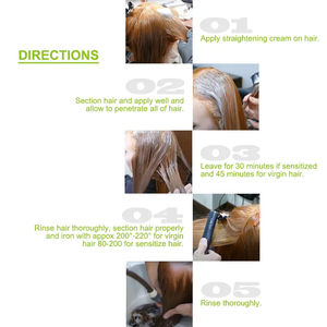 Crème de Rebond de Cheveux Permanents Lisses et Lisses à la Kératine - Product Image 5